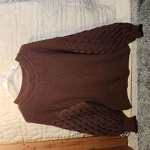 Brown sweater